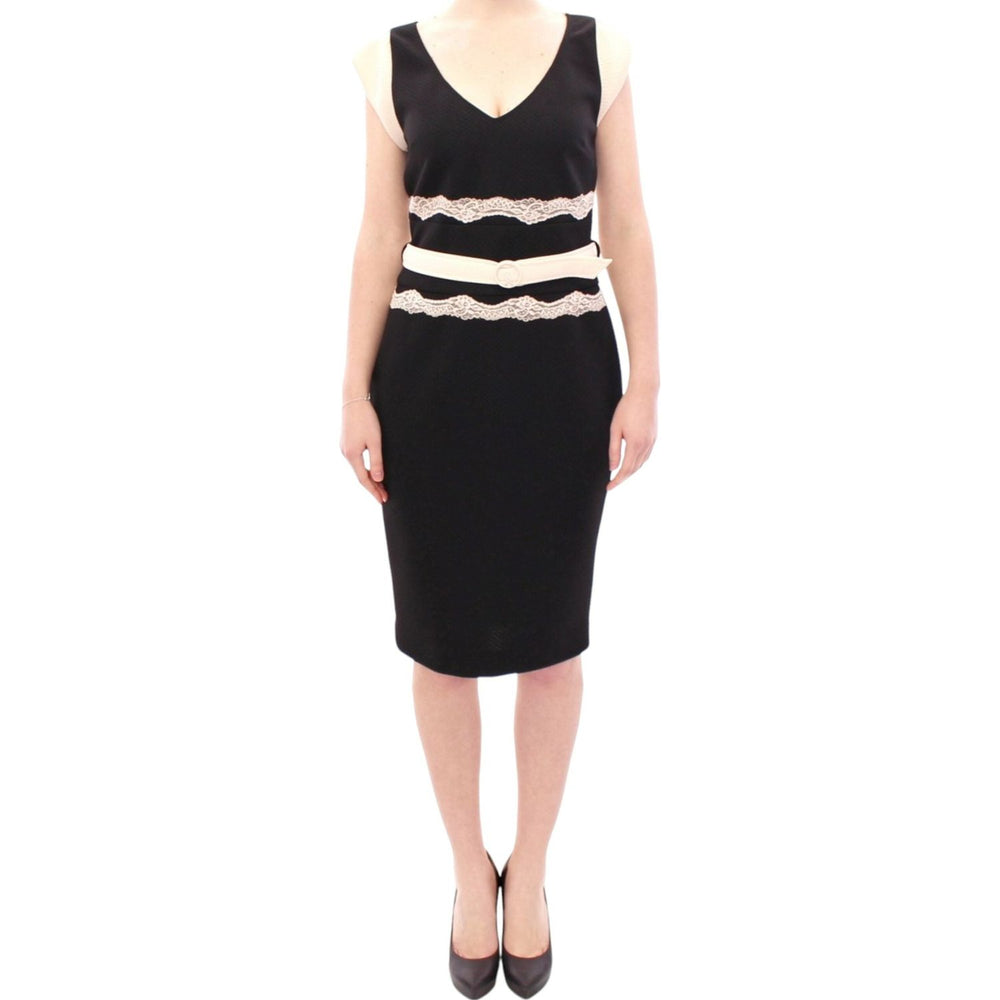 Cavalli Black lace sheath dress