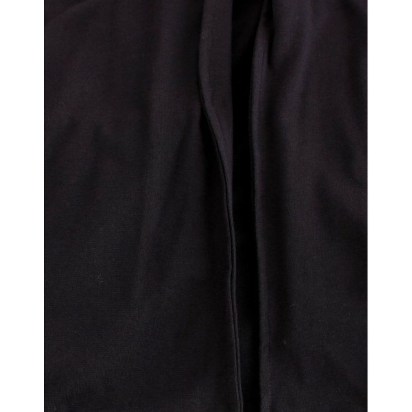 Costume National Elegant Blue Hooded Cotton Sweater Costume National Black