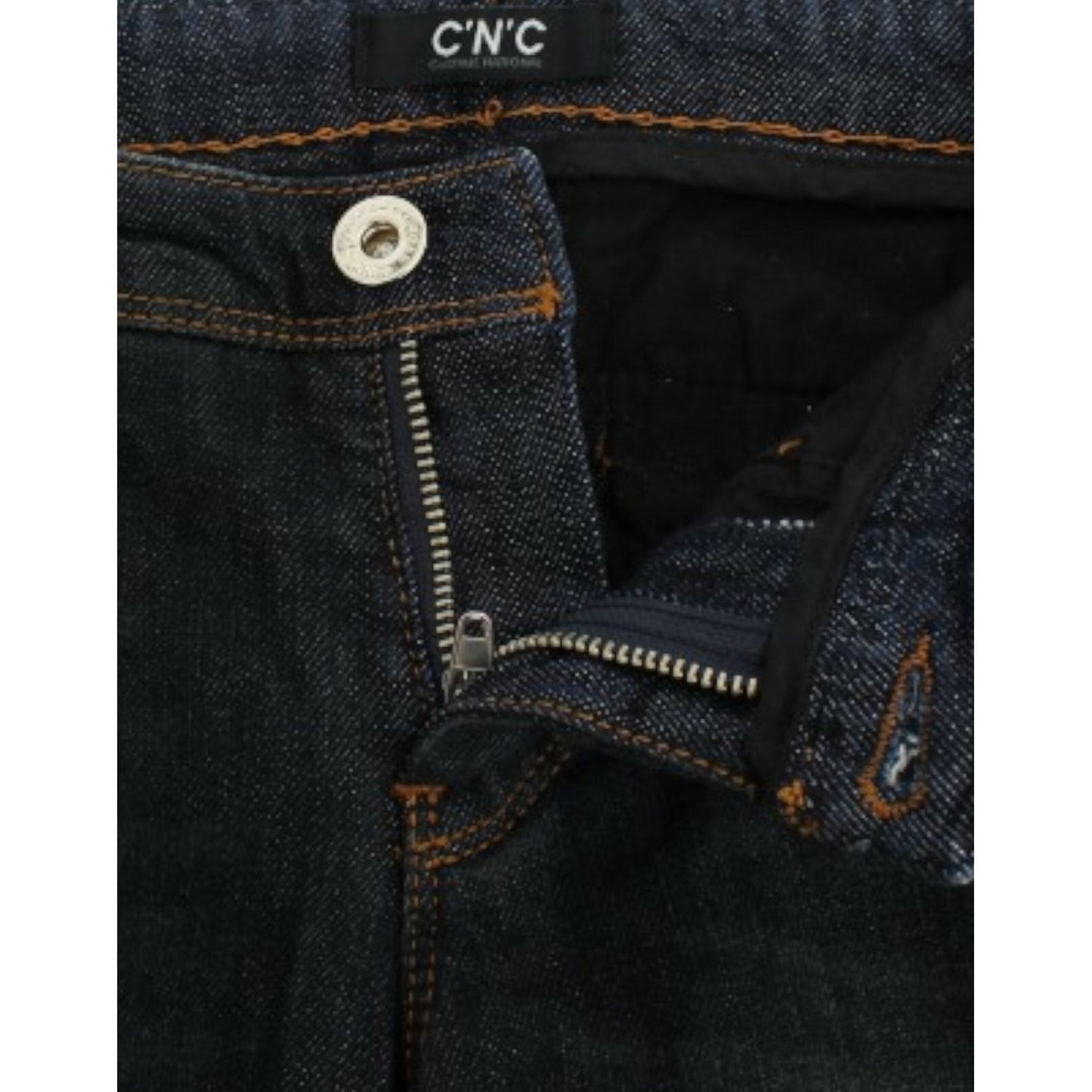 Costume National Chic Blue Slim Fit Denim Delight Costume National Black