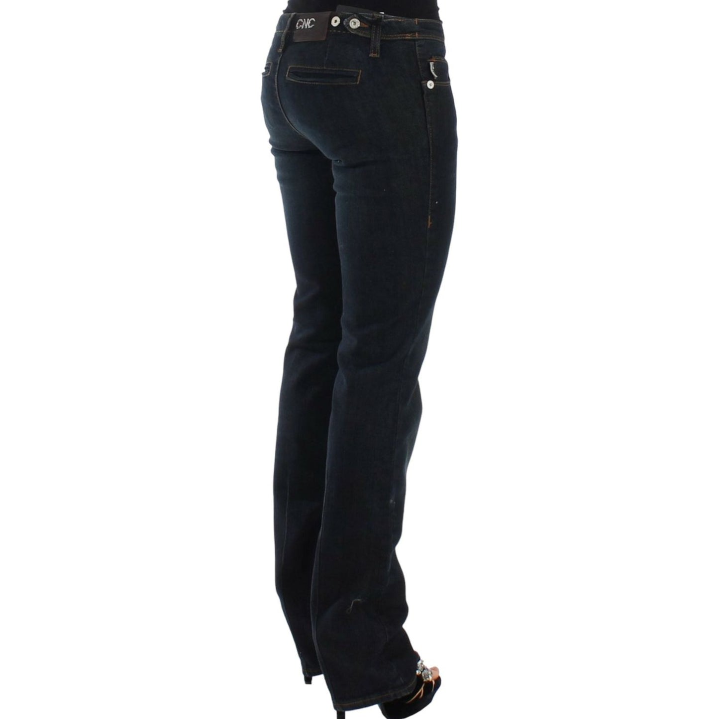Costume National Chic Blue Slim Fit Denim Delight Costume National Black