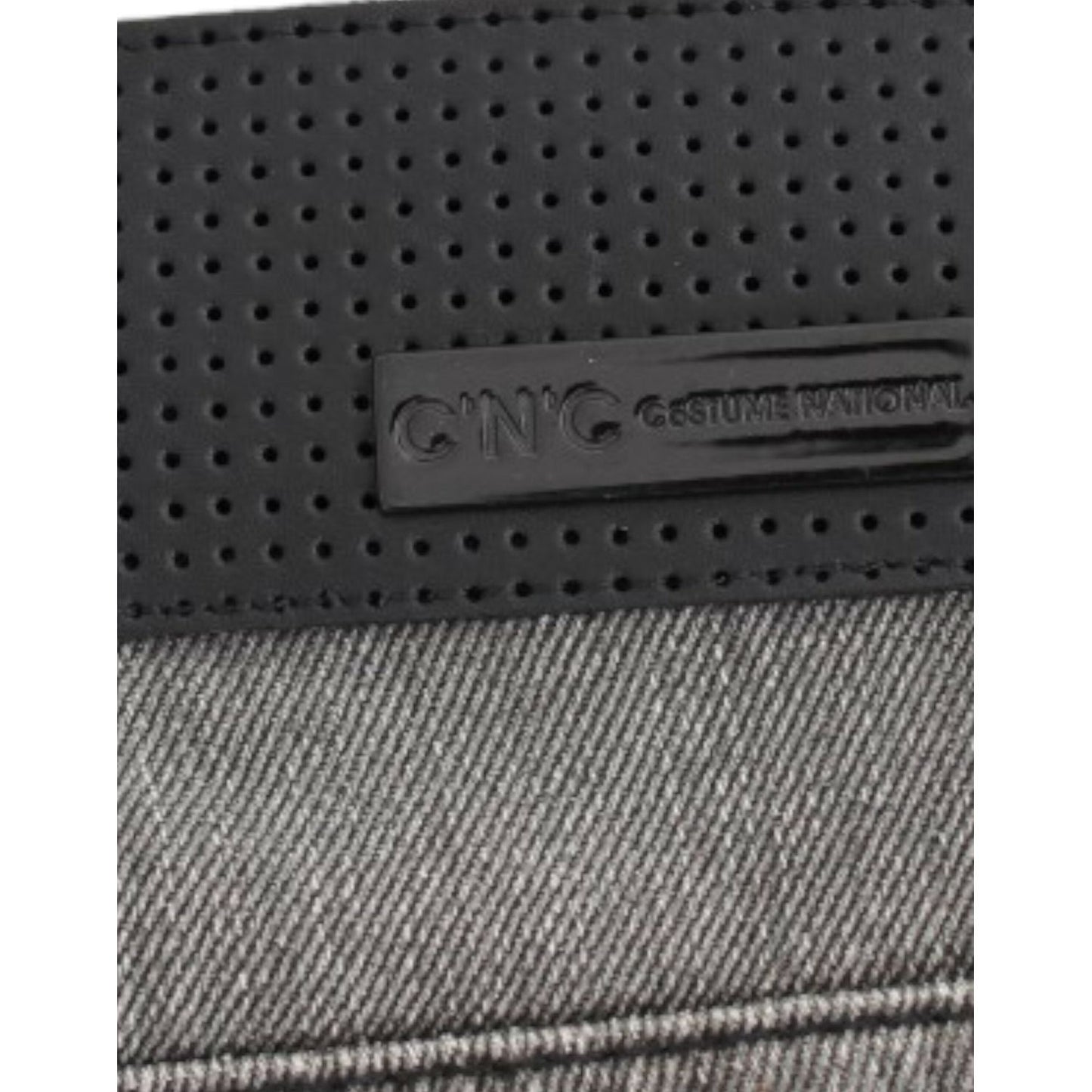 Costume National Chic Gray Straight Leg Denim Delight Costume National Dark Slate Gray