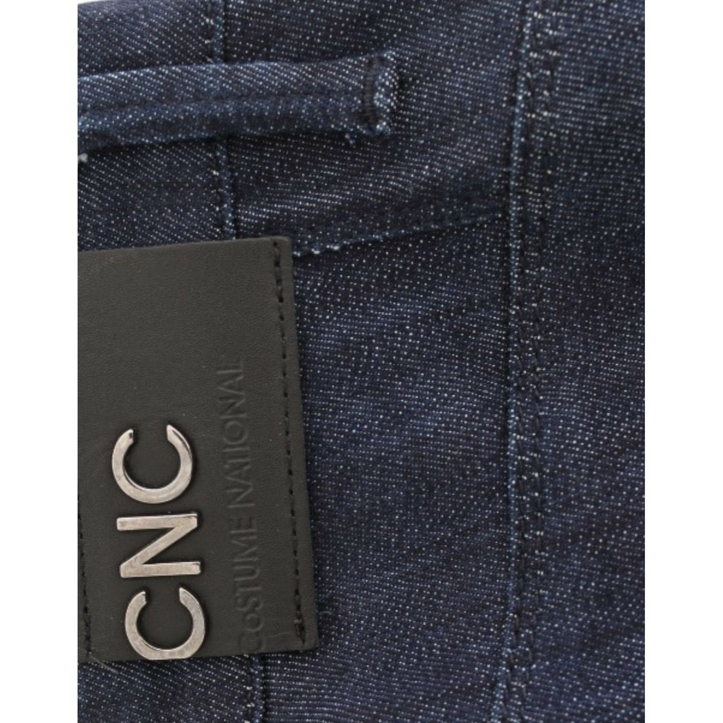 Costume National Chic Dark Blue Skinny Leg Jeans Costume National Dark Slate Gray