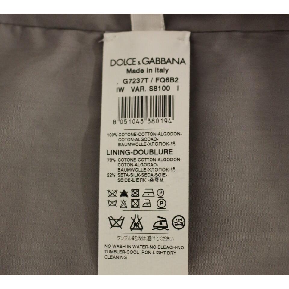 Dolce & Gabbana Elegant Gray Slim Fit Dress Vest Dolce & Gabbana Dim Gray