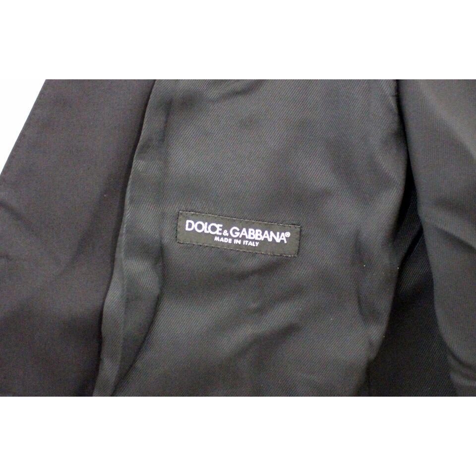 Dolce & Gabbana Elegant Blue Cotton Stretch Dress Vest Dolce & Gabbana Dark Slate Gray