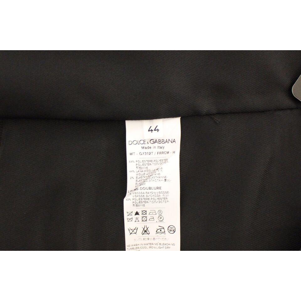 Dolce & Gabbana Elegant Gray Wool Stretch Dress Vest Dolce & Gabbana Dark Slate Gray