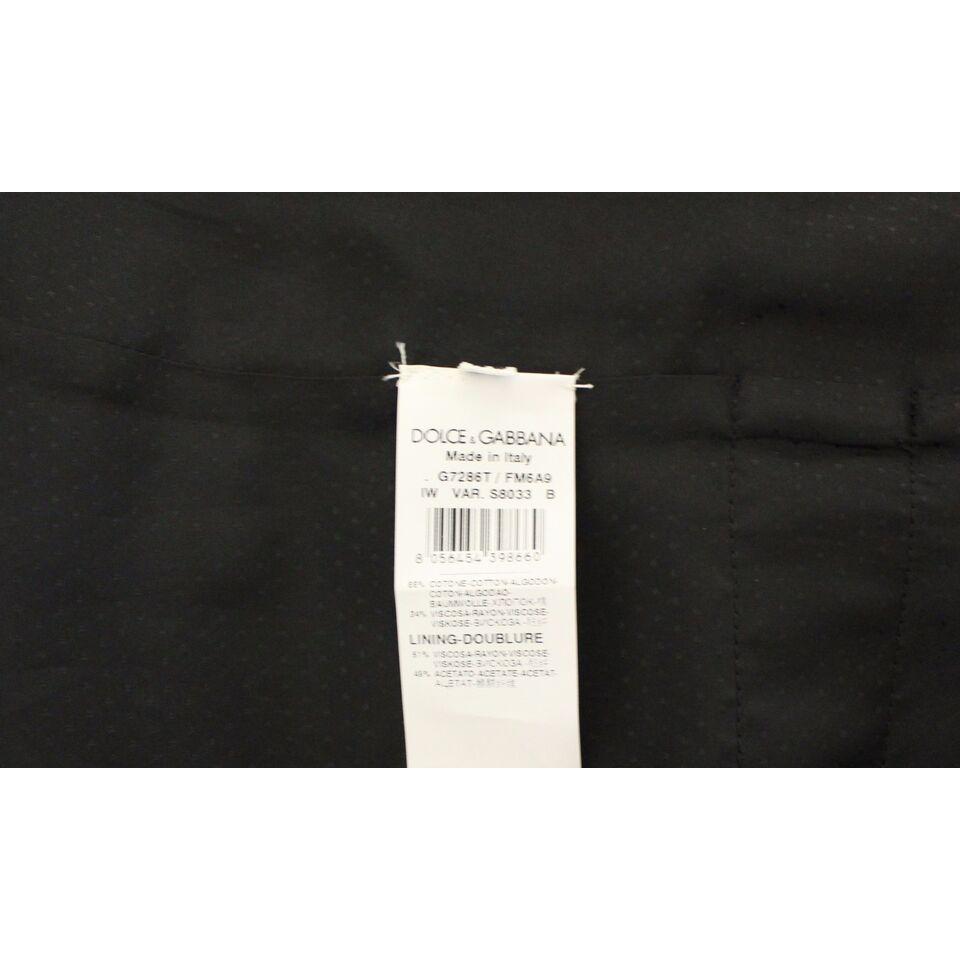 Dolce & Gabbana Elegant Brown Cotton Blend Dress Vest Dolce & Gabbana Black