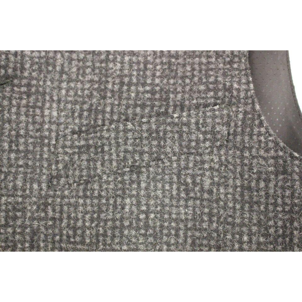 Dolce & Gabbana Elegant Gray Wool Blend Dress Vest Dolce & Gabbana Dim Gray