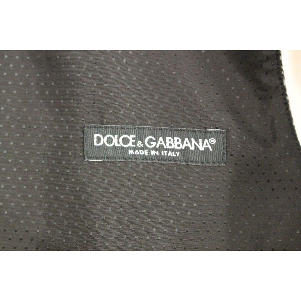 Dolce & Gabbana Elegant Single Breasted Gray Dress Vest Dolce & Gabbana Dim Gray