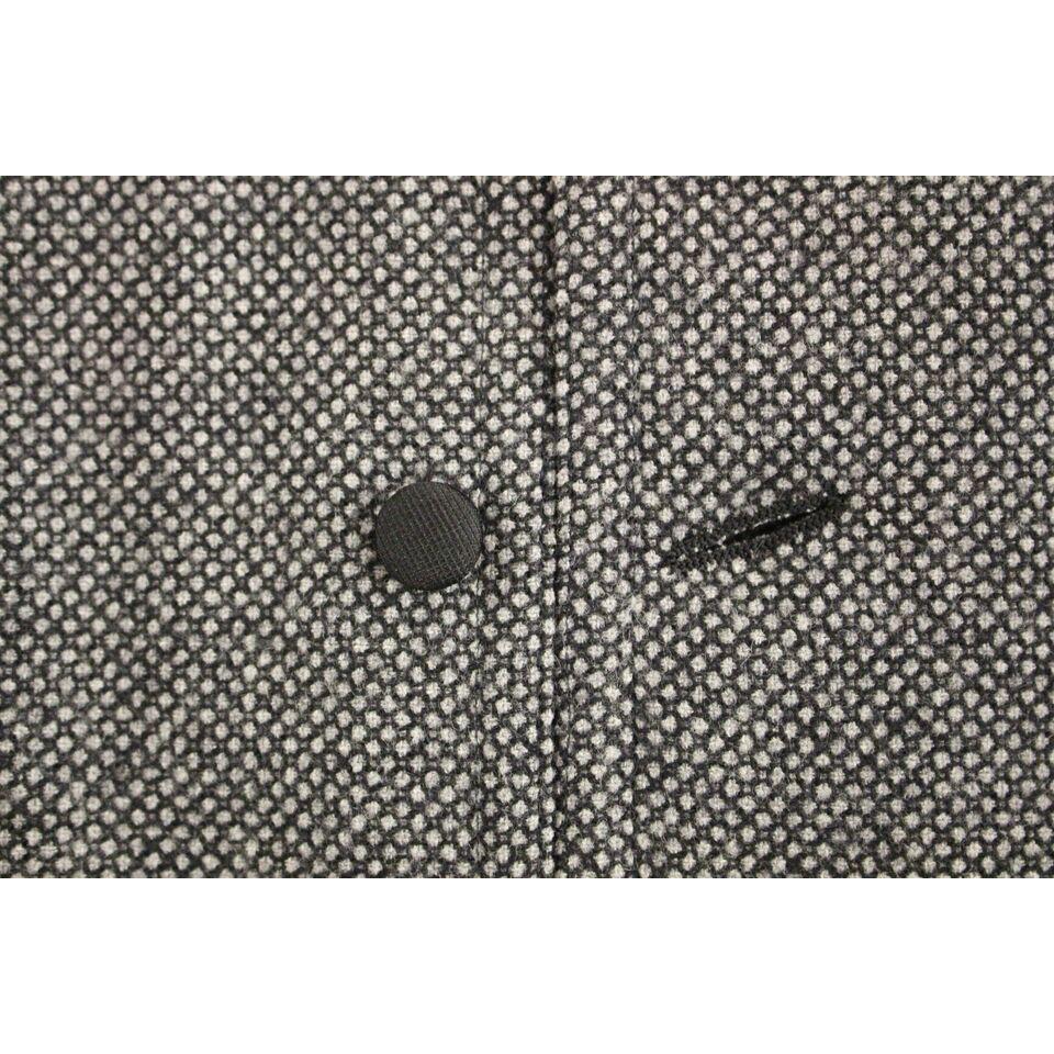 Dolce & Gabbana Elegant Single Breasted Gray Dress Vest Dolce & Gabbana Dark Slate Gray