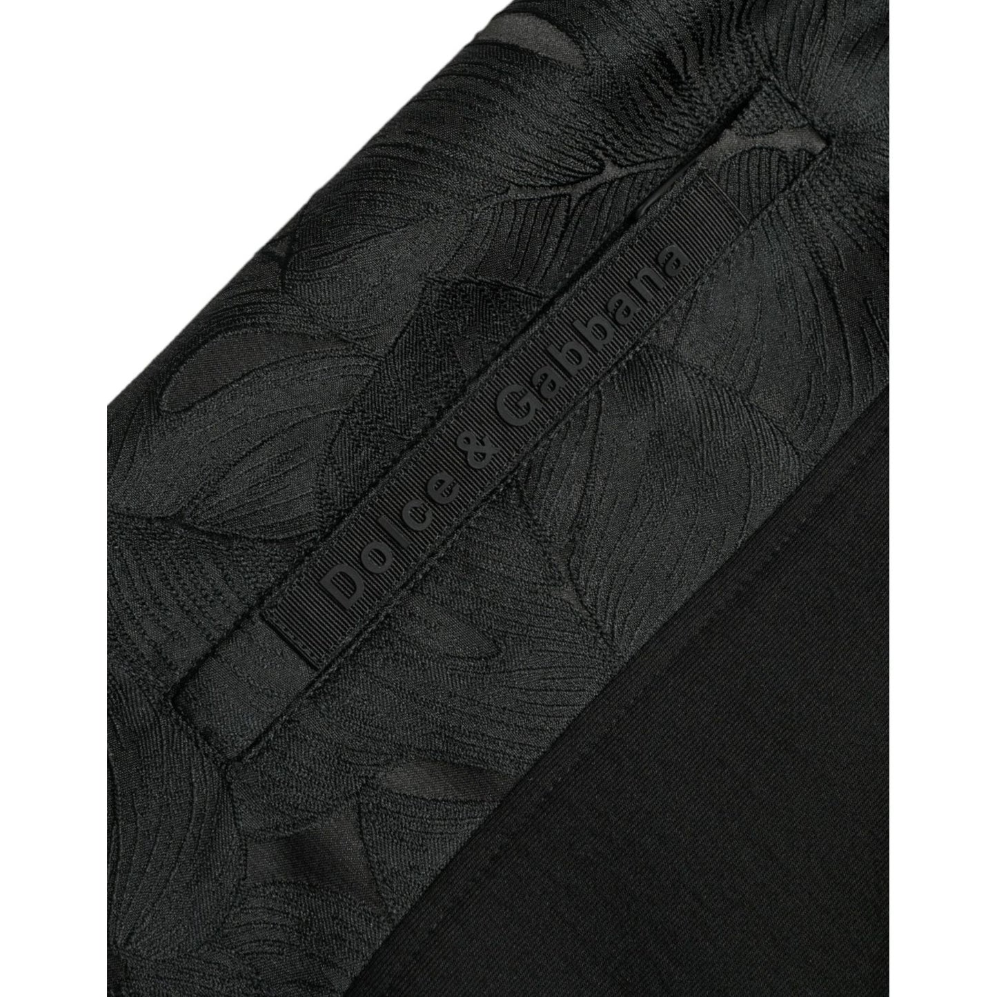 Dolce & Gabbana Black Cotton Slim Stretch Jogger Pants