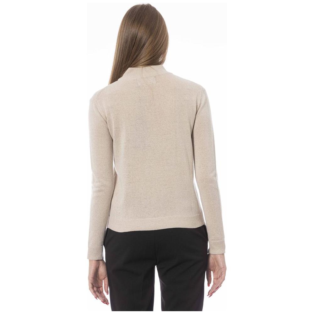 Baldinini Trend Beige Cashmere Women Sweater Baldinini Trend Gray