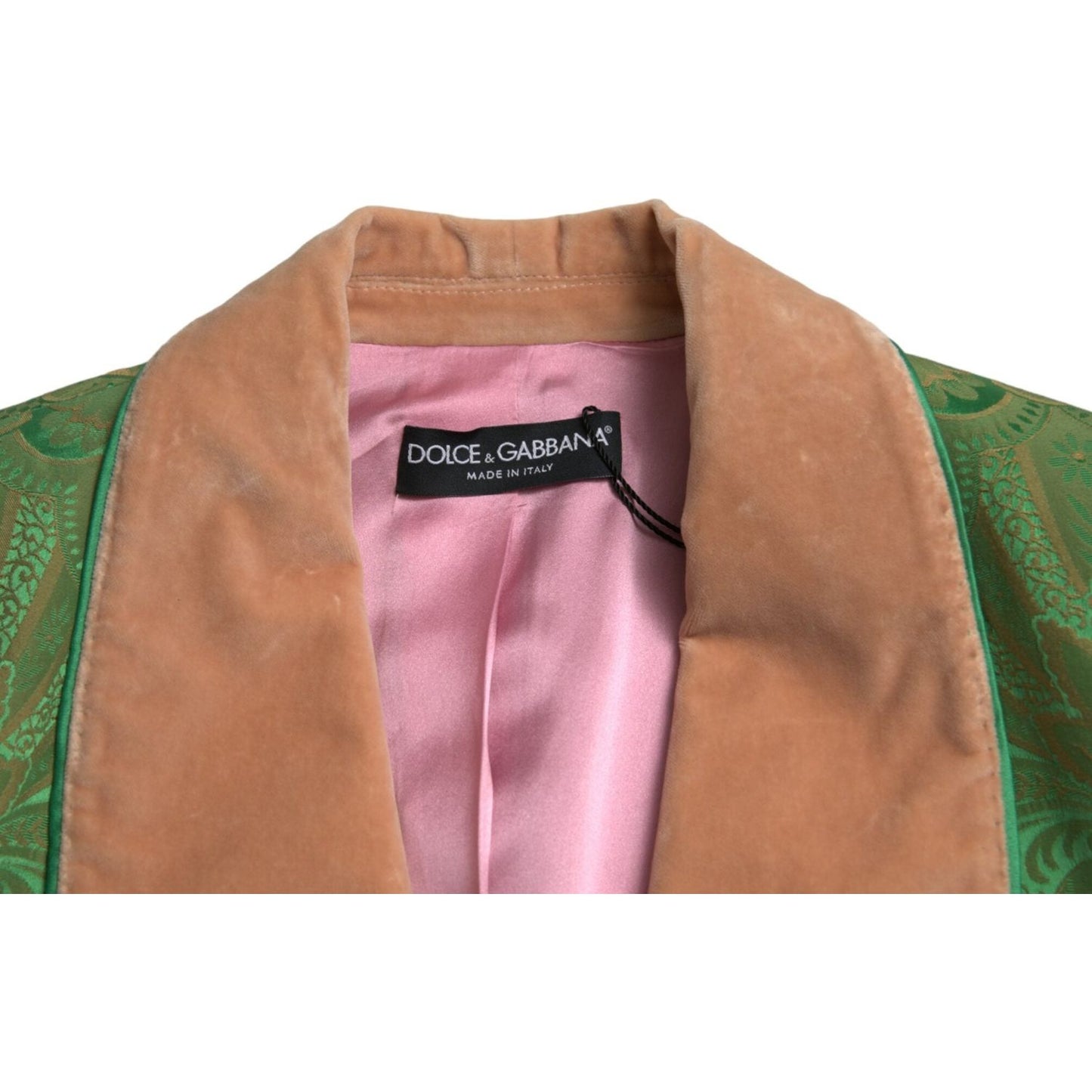 Dolce & Gabbana Floral Elegance Double Breasted Blazer Dolce & Gabbana Rosy Brown