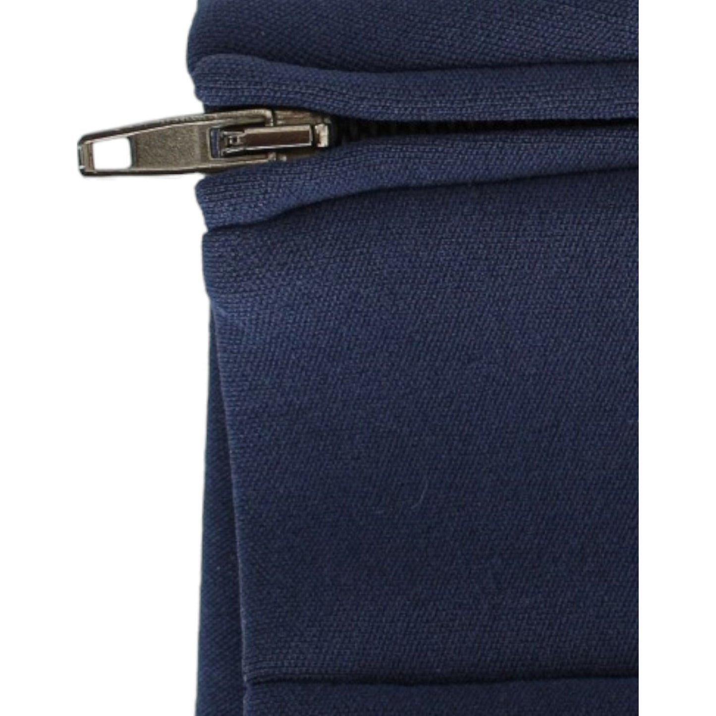 Costume National Chic Blue Mini Skirt with Side Zip Closure Costume National Dark Slate Gray