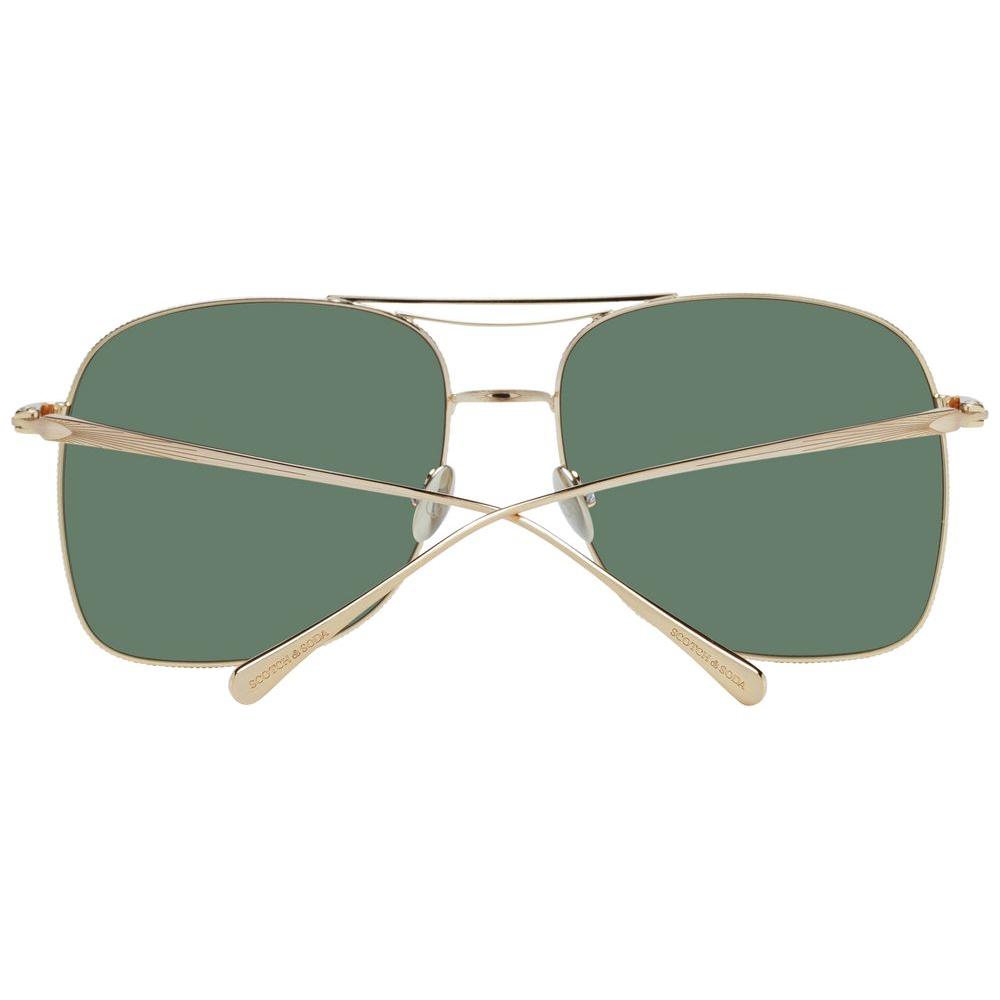 Scotch & Soda Gold Women Sunglasses Scotch & Soda Dim Gray