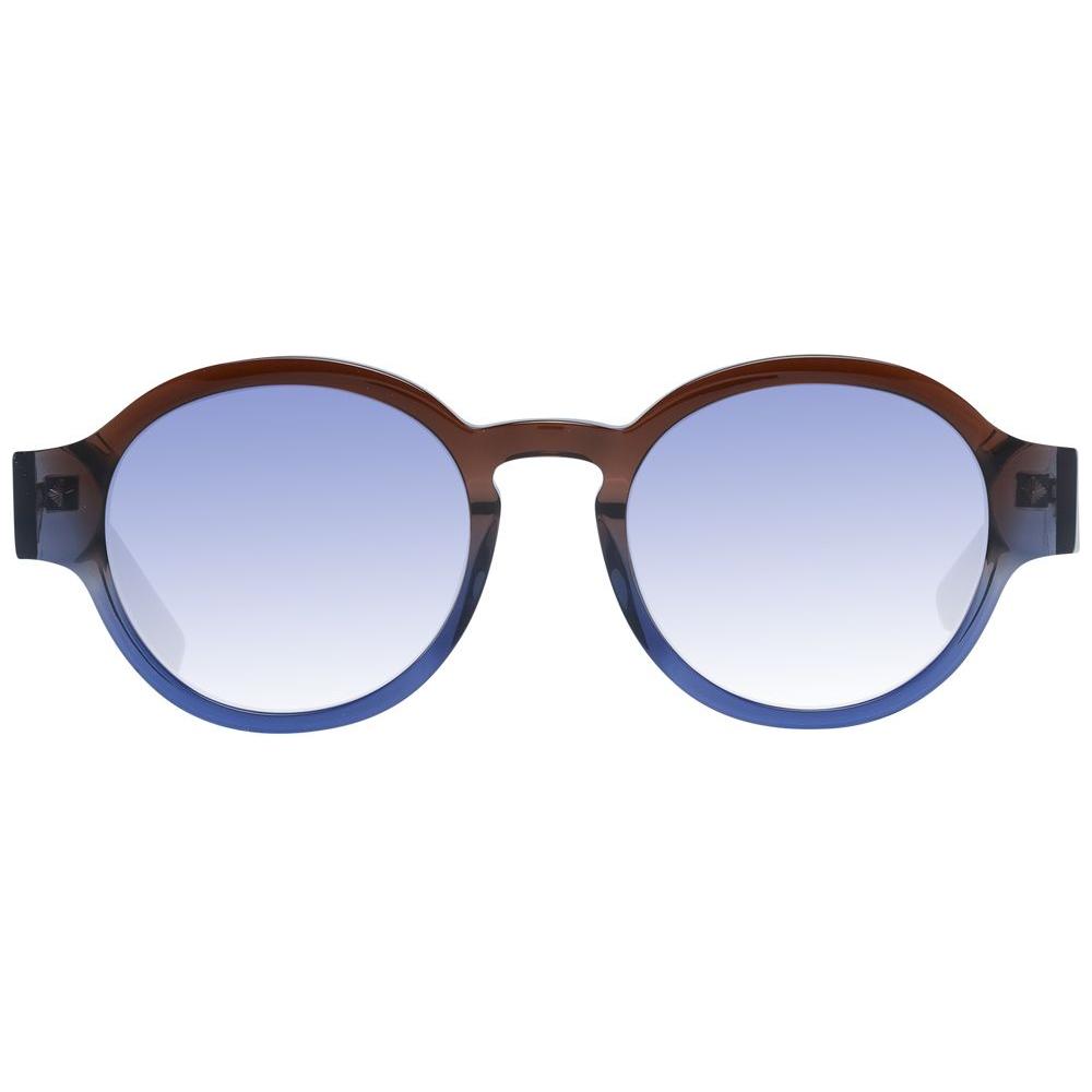 Scotch & Soda Brown Men Sunglasses Scotch & Soda Light Steel Blue