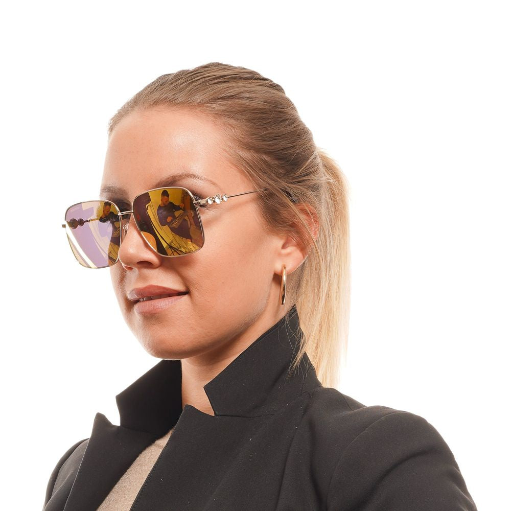 Swarovski Gold Women Sunglasses Swarovski Dark Slate Gray