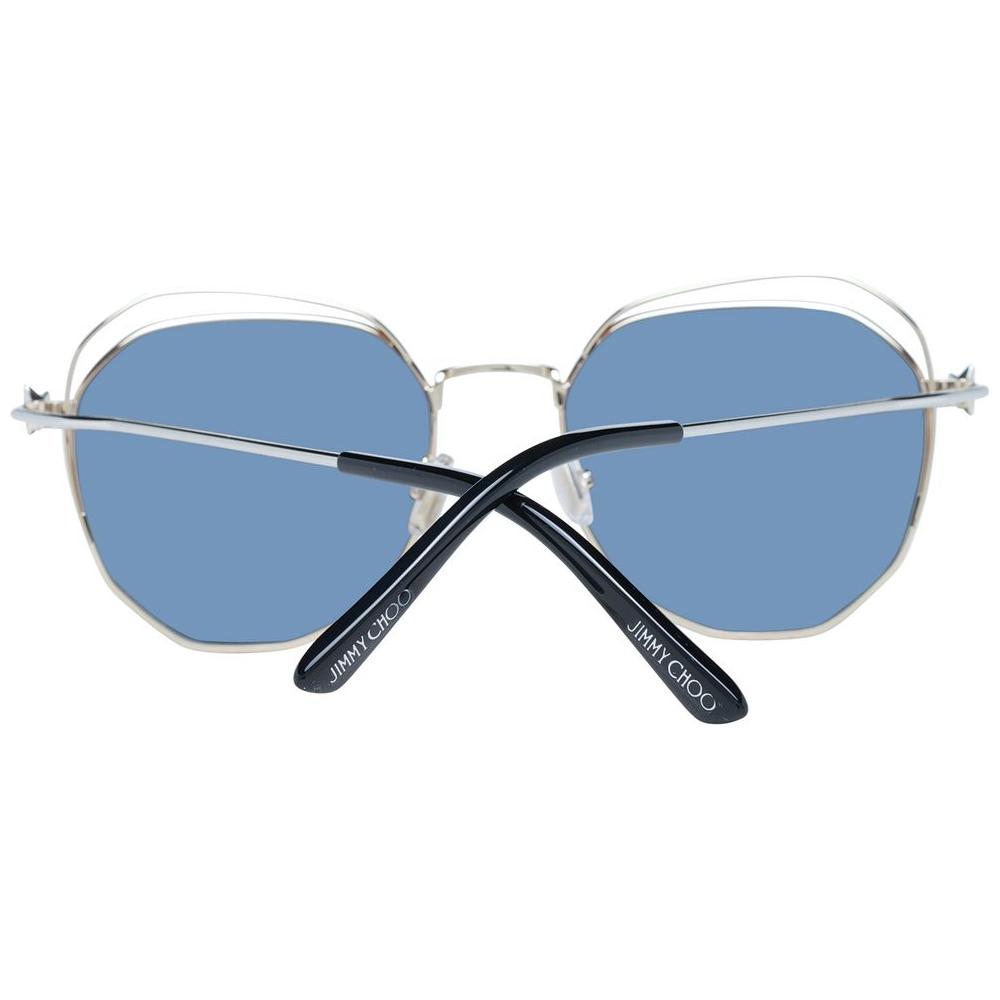 Jimmy Choo Gold Women Sunglasses Jimmy Choo Light Slate Gray