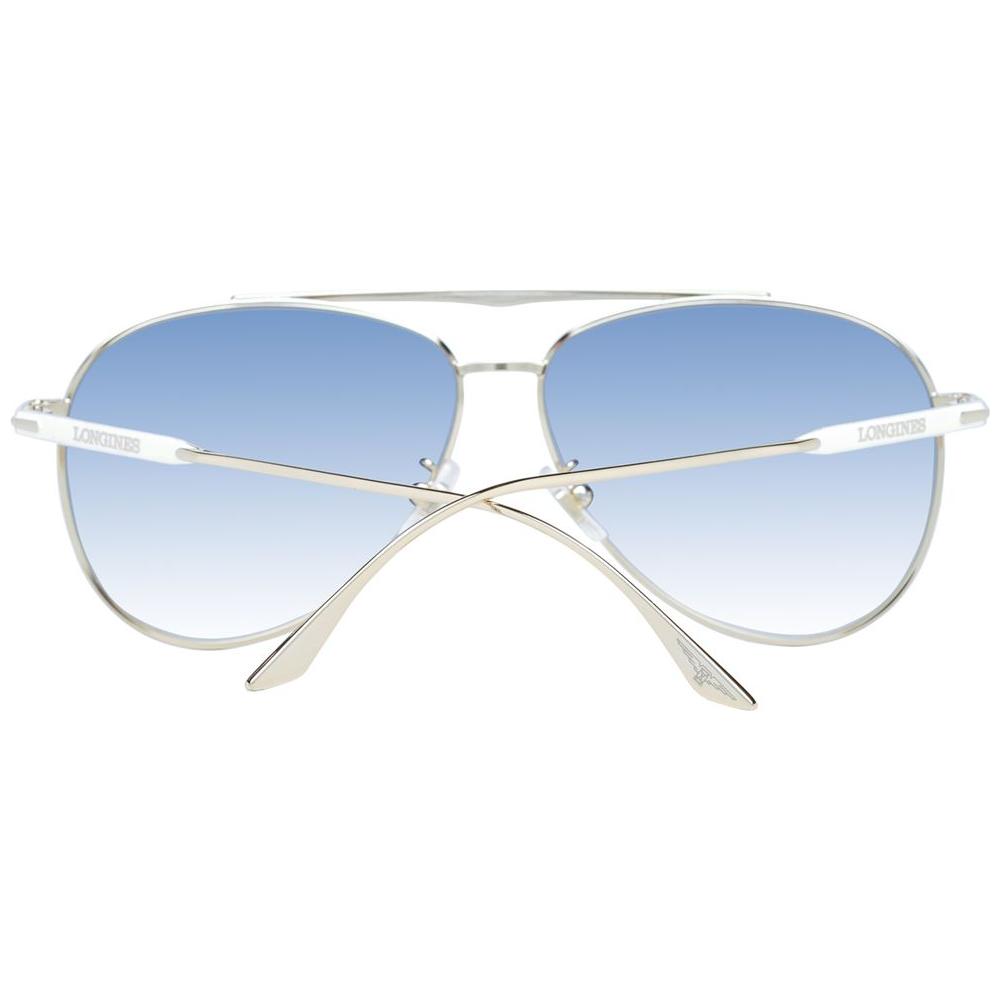 Longines White Men Sunglasses Longines Light Gray