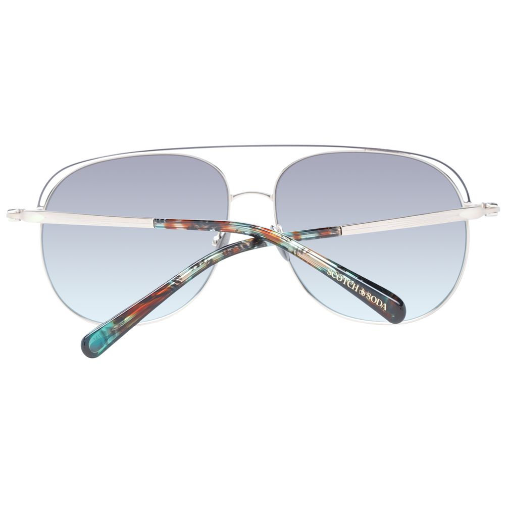 Scotch & Soda Gray Men Sunglasses Scotch & Soda Light Gray