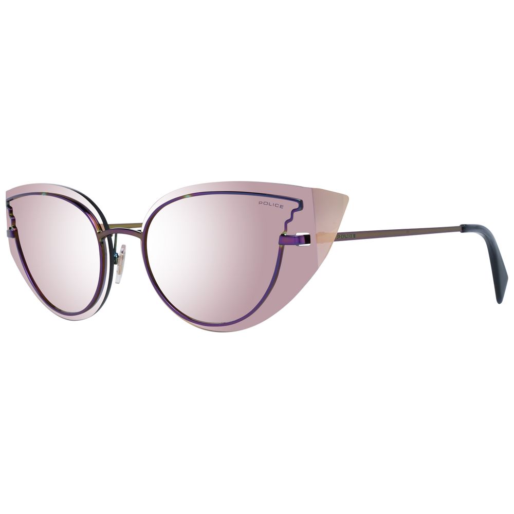 Police Purple Women Sunglasses Police Light Gray