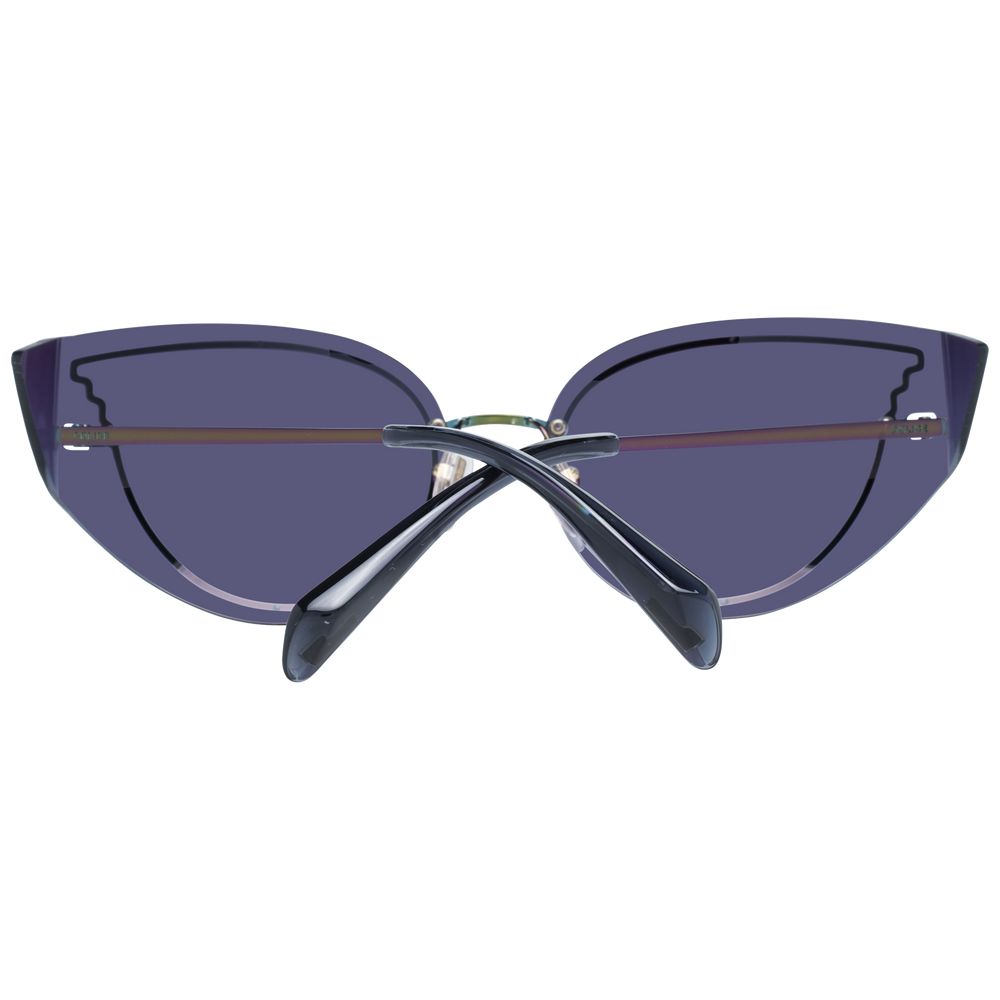 Police Purple Women Sunglasses Police Dim Gray