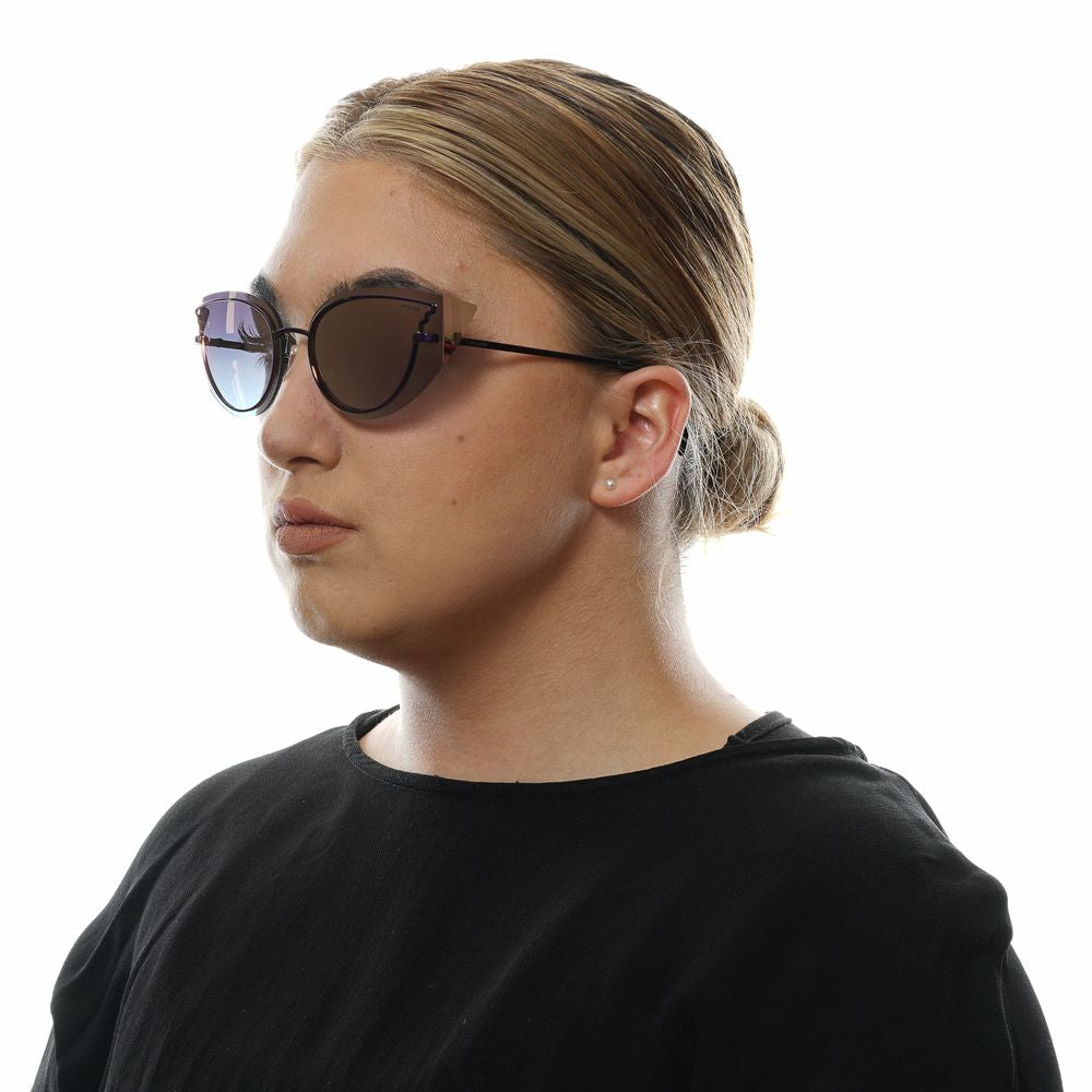 Police Purple Women Sunglasses Police Rosy Brown
