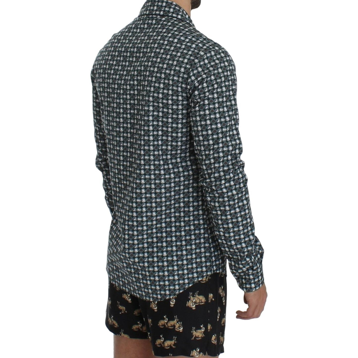 Dolce & Gabbana Elegant Green Pajama Nightshirt Dolce & Gabbana Dark Slate Gray