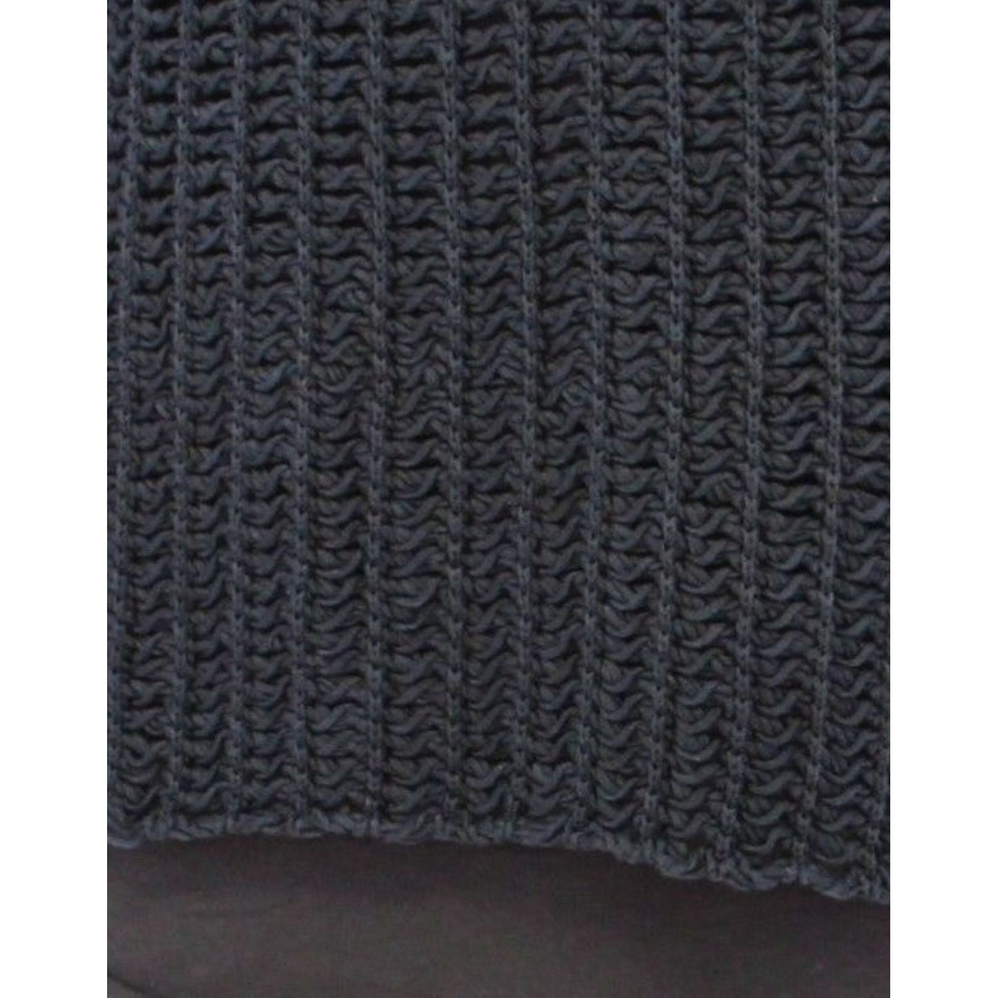 Dolce & Gabbana Elegant Blue and Black Layered Sweater Dolce & Gabbana Dark Slate Gray
