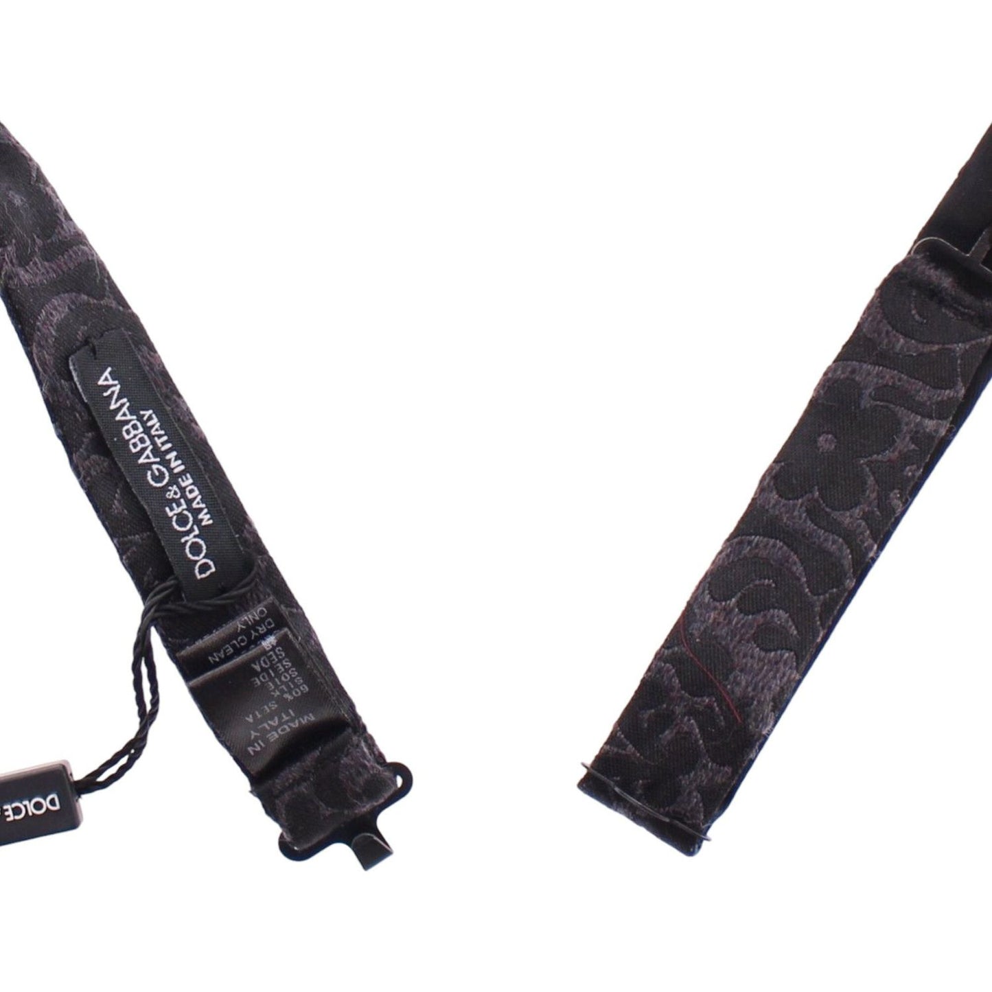 Dolce & Gabbana Crystal-Embellished Waist Belt Bow Tie Dolce & Gabbana Dark Slate Gray