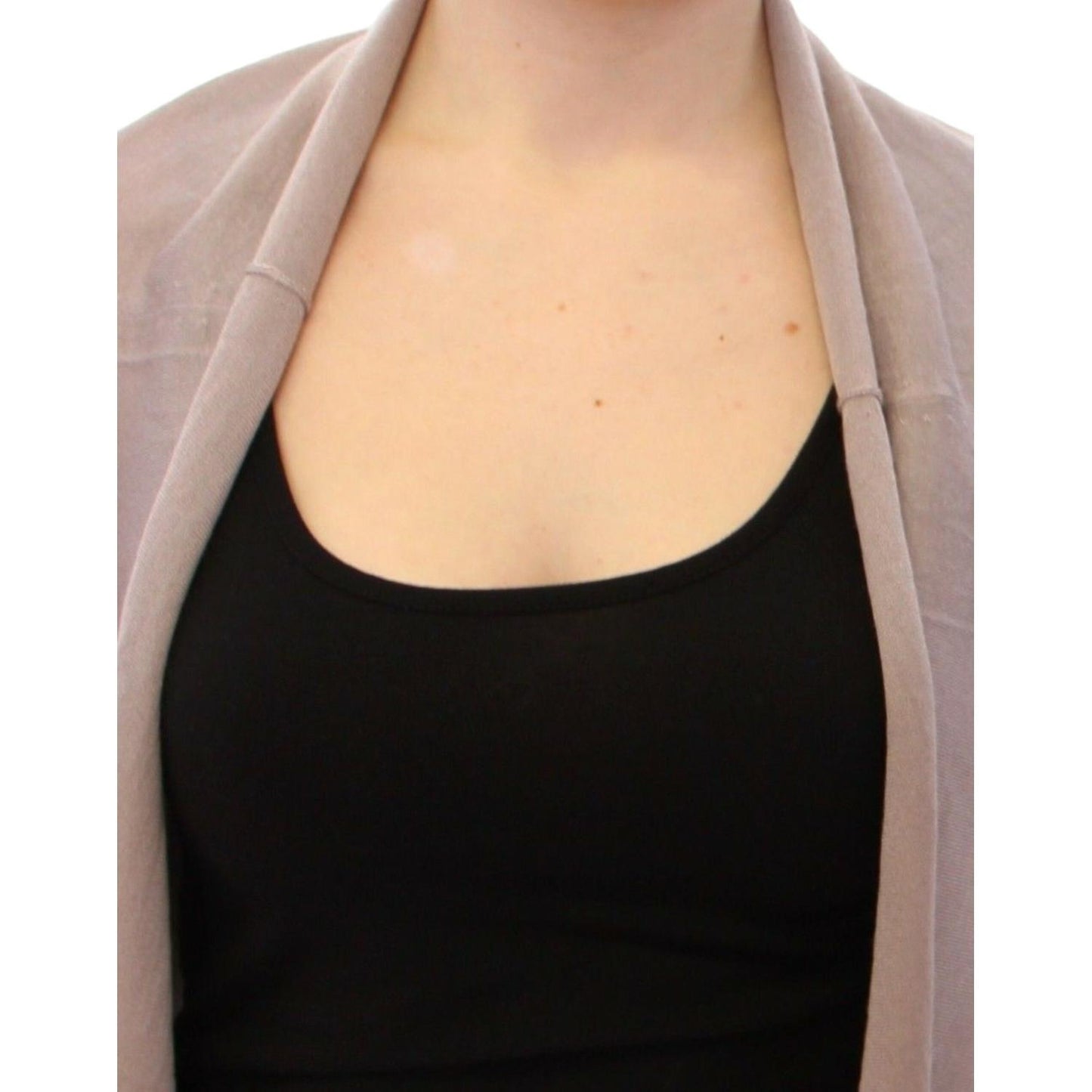 Dolce & Gabbana Elegant Cashmere-Silk Blend Light Knit Shrug Dolce & Gabbana Tan
