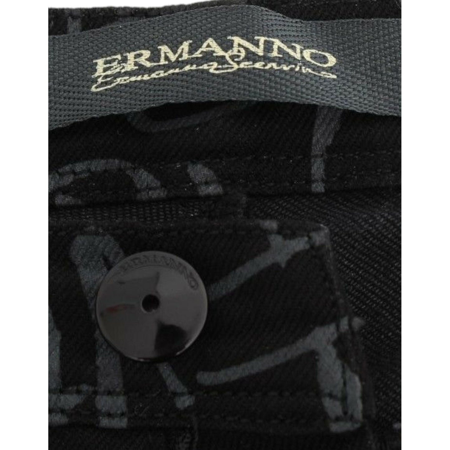 Ermanno Scervino Black Slim Jeans Denim Pants Skinny Stretch