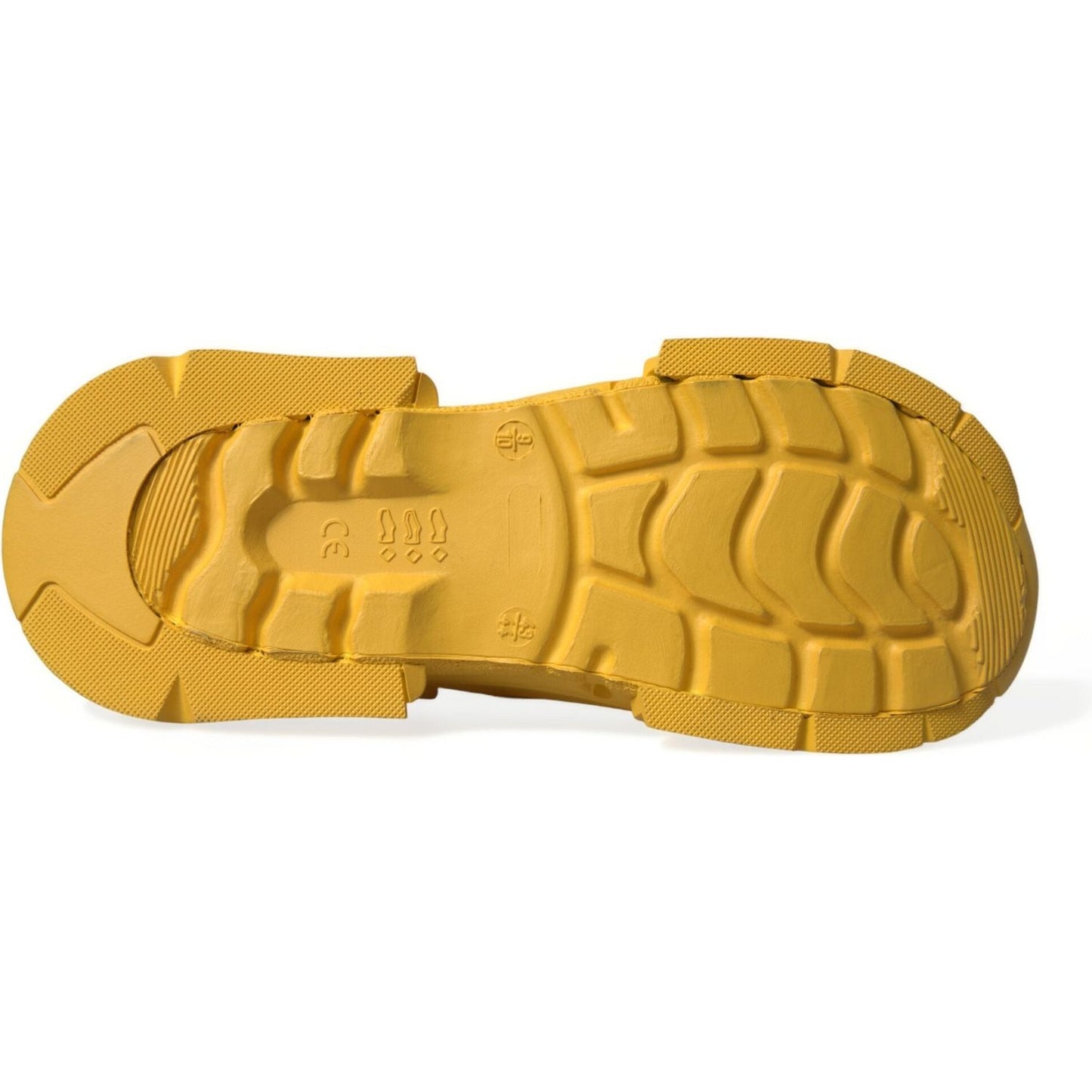 Dolce & Gabbana Chic Rubber Clogs Slippers in Lush Colors Dolce & Gabbana Goldenrod