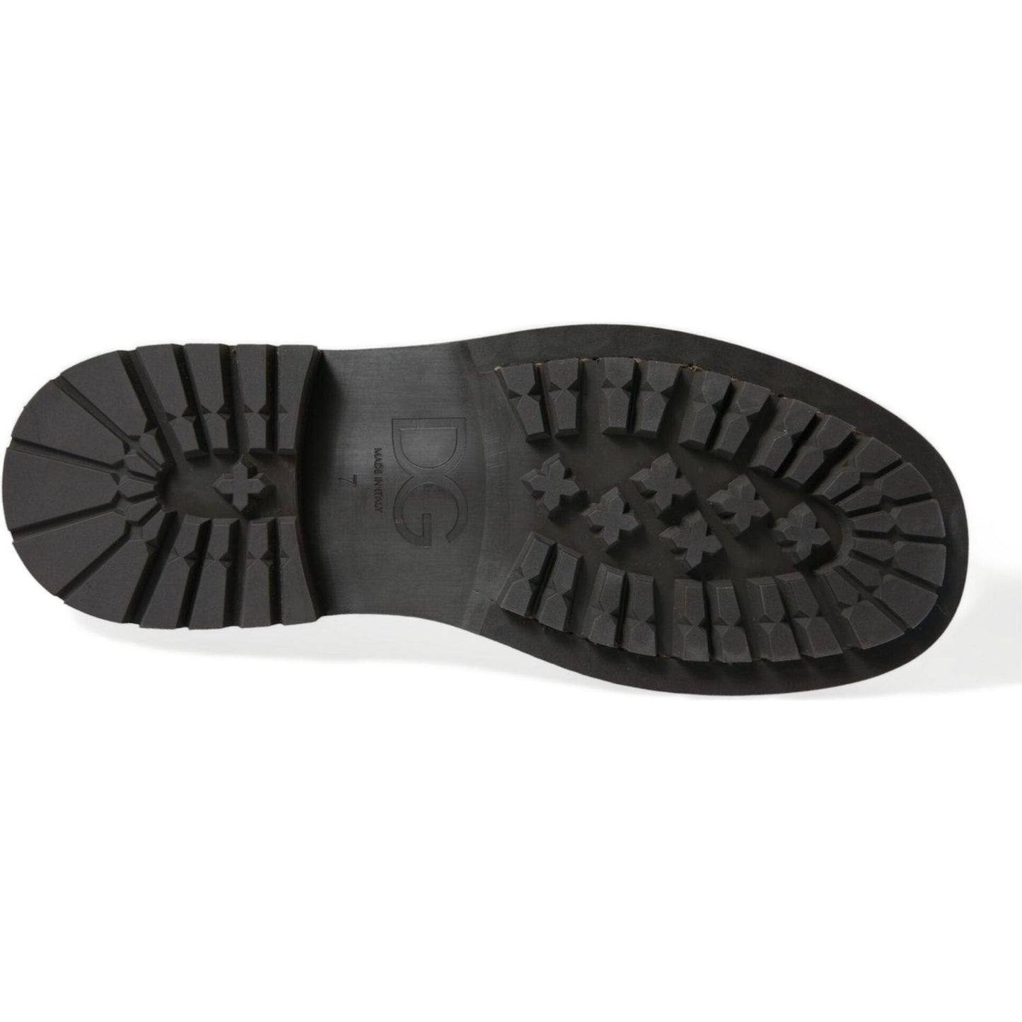 Dolce & Gabbana Elegant Mens Leather Derby Dress Shoes Dolce & Gabbana Dark Slate Gray