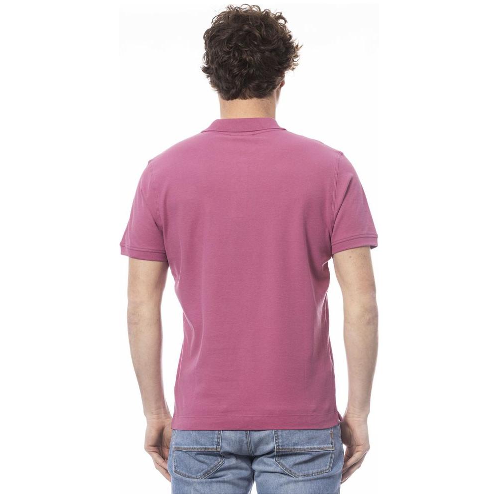Invicta Purple Cotton Men Polo Shirt Invicta Rosy Brown