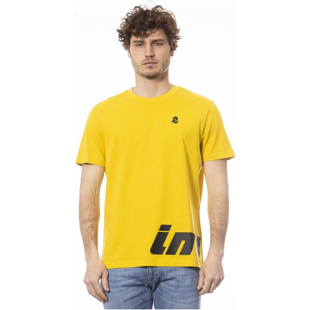 Invicta Yellow Cotton Men T-Shirt Invicta Sandy Brown