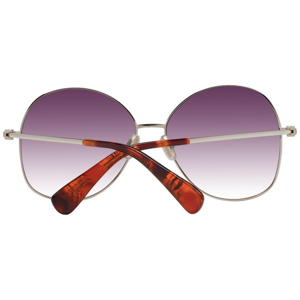 Max Mara Gold Metal Sunglasses