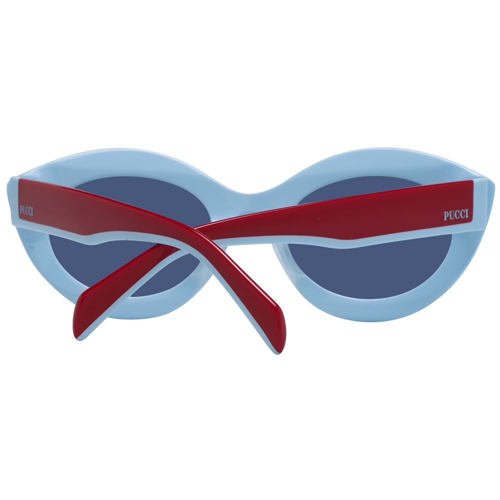 Emilio Pucci Red Women Sunglasses Emilio Pucci Light Steel Blue