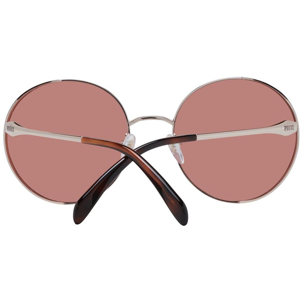 Emilio Pucci Rose Gold Women Sunglasses Emilio Pucci Rosy Brown