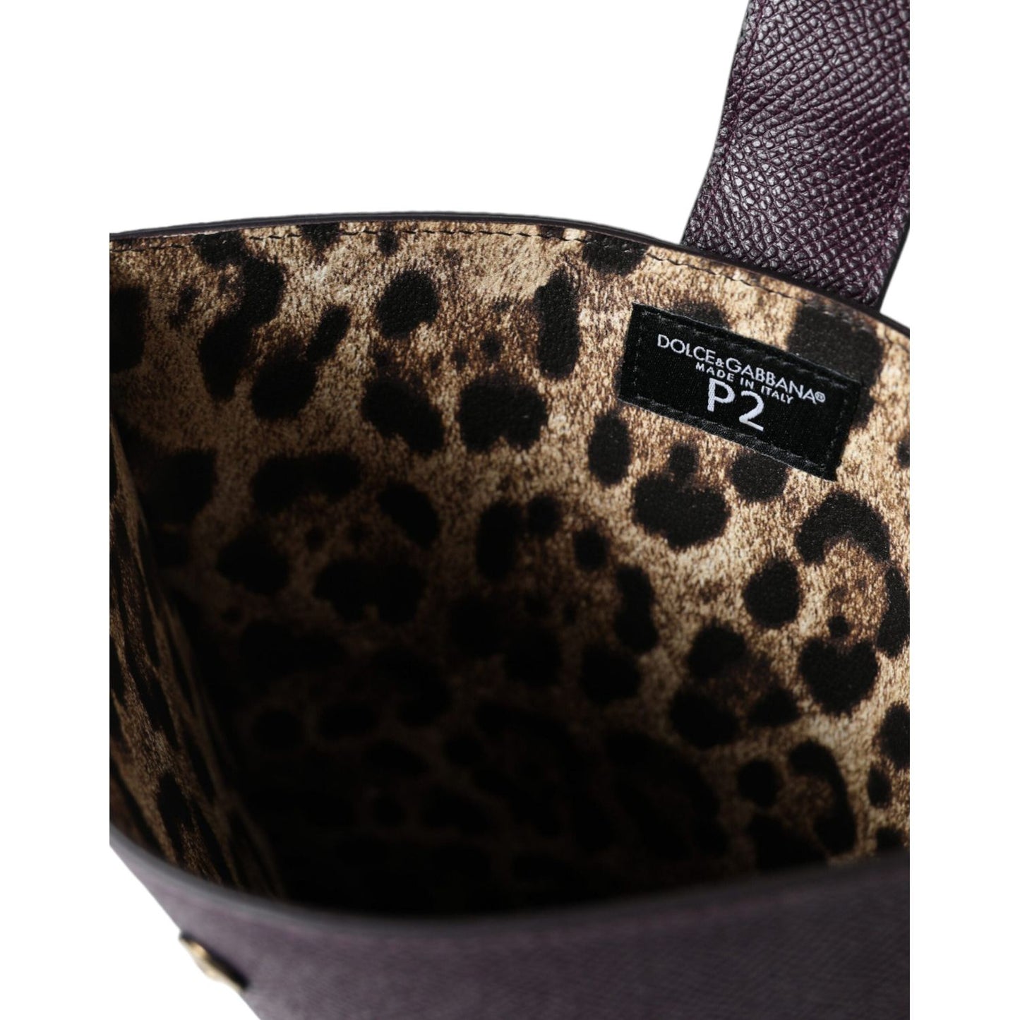 Dolce & Gabbana Elegant Leather Tablet Pouch in Rich Brown Dolce & Gabbana Black