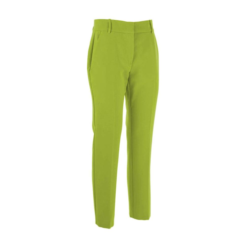 PINKO Green Polyester Jeans & Pant PINKO Yellow Green