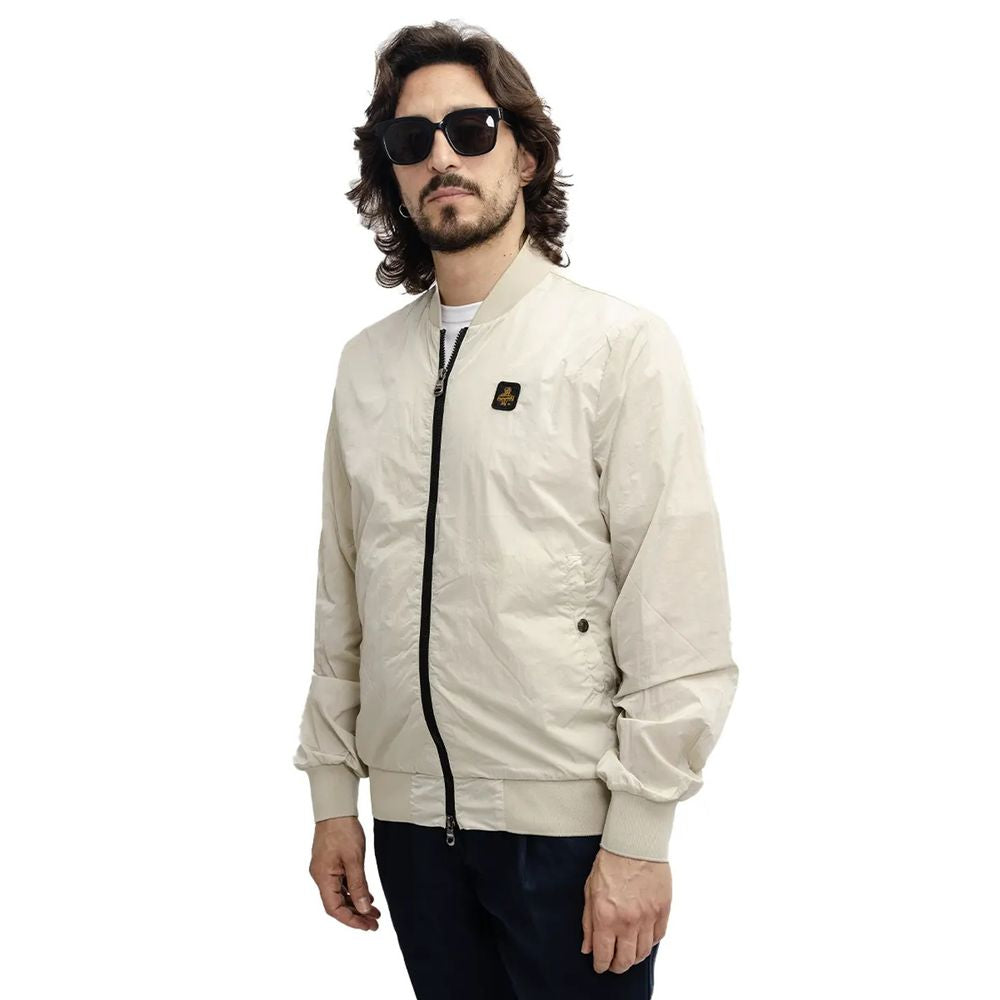 Refrigiwear Beige Nylon Jacket Refrigiwear Gray