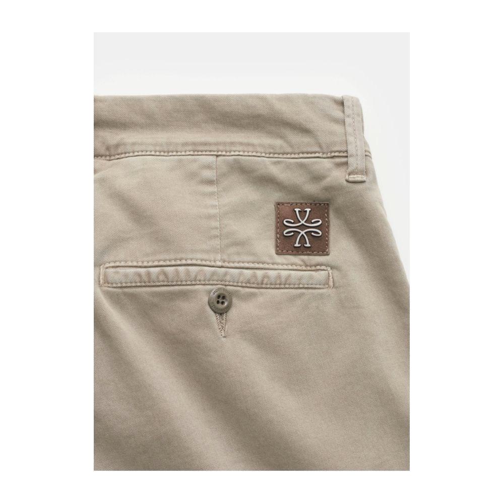 Jacob Cohen Beige Cotton Chino Trousers – Slim Fit Elegance Jacob Cohen Rosy Brown