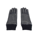 Cavalli Class Black Lambskin Men Glove CA-5133-9|L