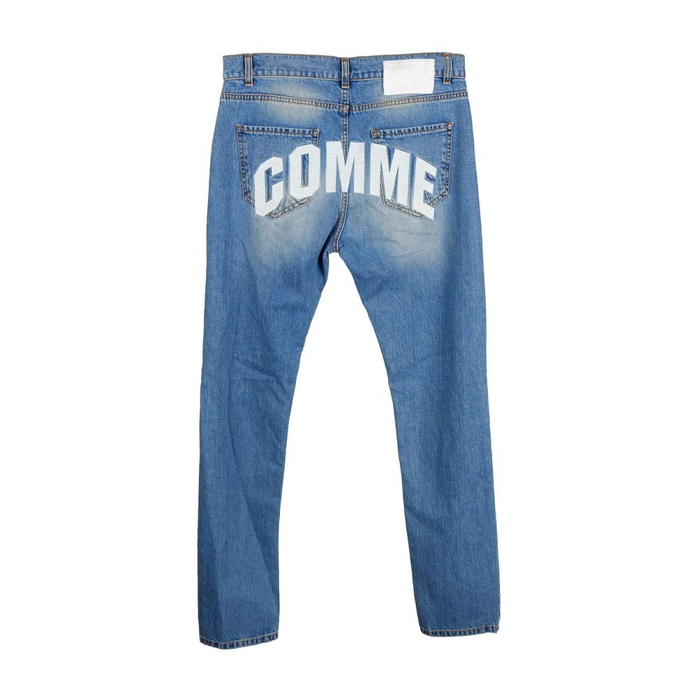 Comme Des Fuckdown Blue Cotton Men's Jean Comme Des Fuckdown Slate Gray