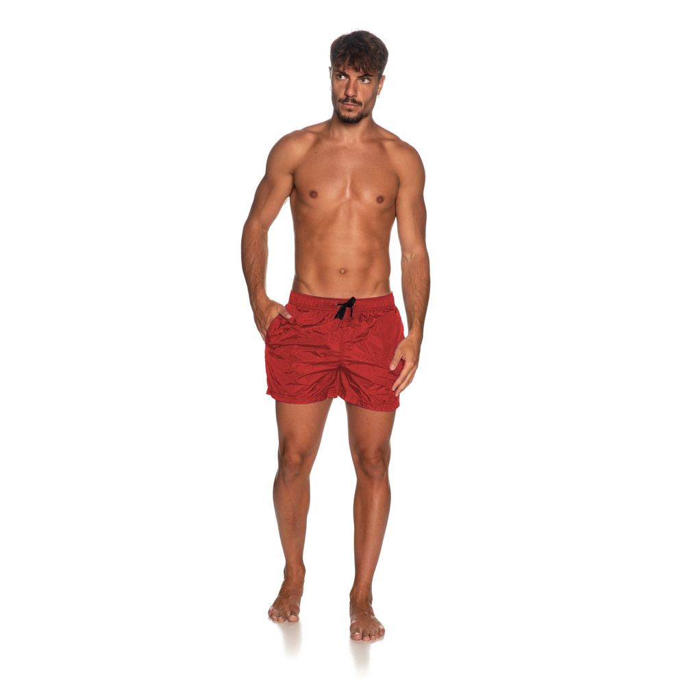 Refrigiwear Red Nylon Men's Swimsuit Refrigiwear Sienna