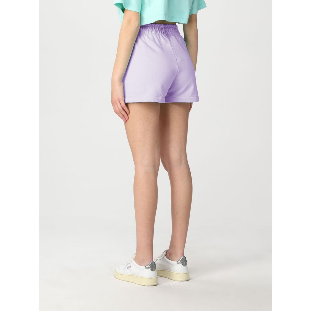 Pharmacy Industry Chic Purple Cotton Shorts Pharmacy Industry Lavender