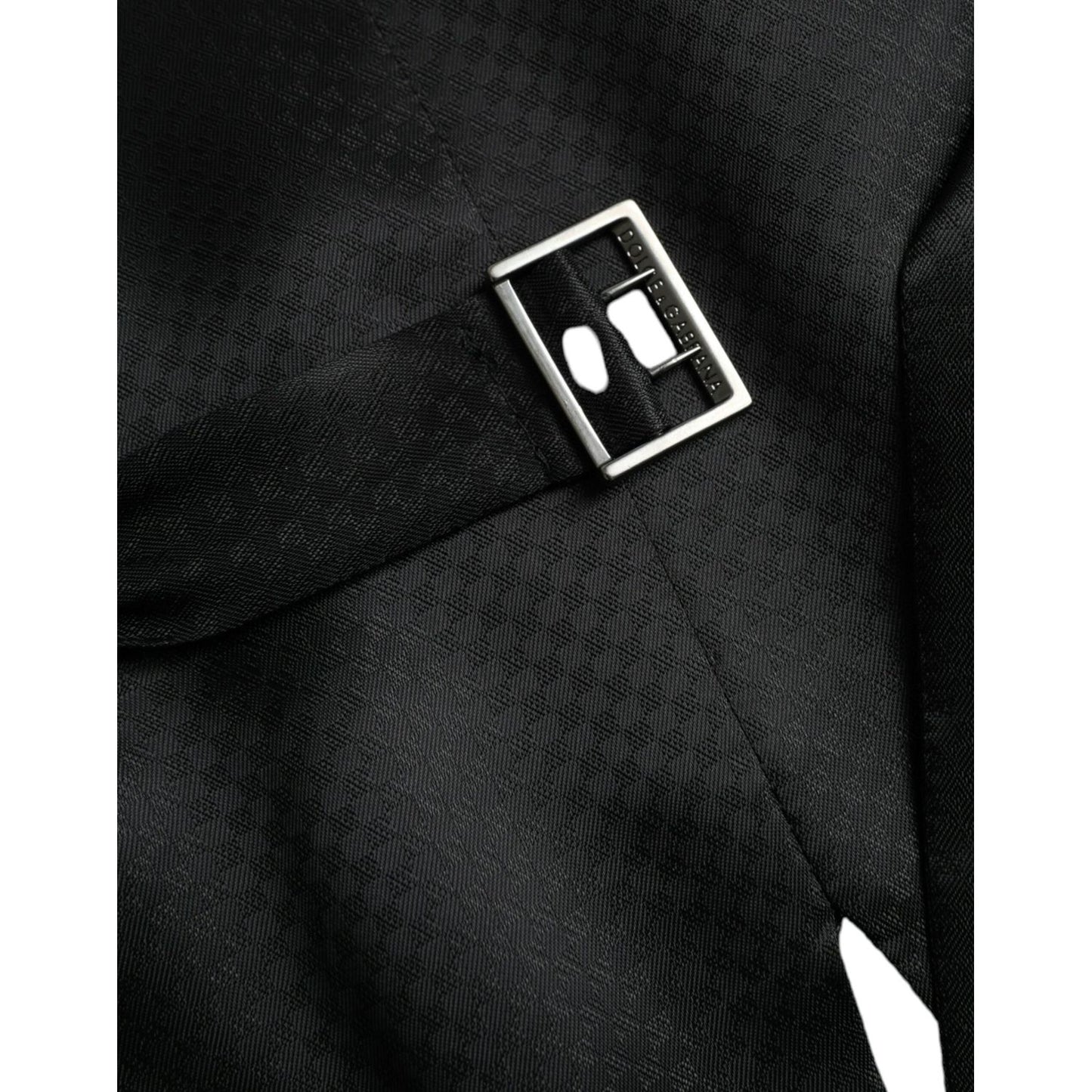 Dolce & Gabbana Brown Wool Waistcoat Dress Formal Vest Dolce & Gabbana Black