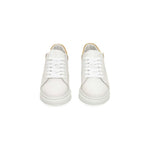 Cerruti 1881 White Cowhide Women Platform Sneaker