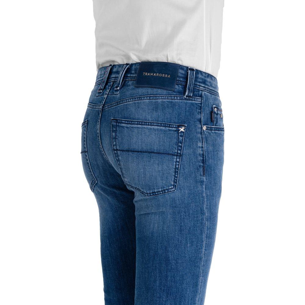Tramarossa Blue Cotton Men Jeans