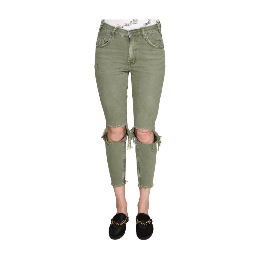 One Teaspoon Green Cotton Jeans & Pant One Teaspoon Slate Gray